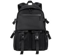 HotYou Mochila Morral Bolso Cómodo Impermeable para Adolescente Estudiante Instituto Trabajo Universidad Diario Hombre Mujer,Negro