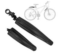 Hotype Guardabarros Bicicleta, 2 Piezas Universal Espesa Widen Portátil Guardabarros Delantero y Trasero de Bicicleta, Defensa Bici contra Salpicaduras, Guardabarros para Bicicleta de Carretera, MTB