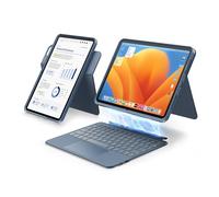 HOU Funda con Teclado para iPad Air 11″, Air 5/4 y Pro 11″ 1/2/3/4 Gen