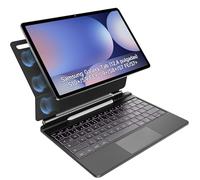HOU Funda Teclado para 12,4" Samsung Galaxy Tab S10+/S9+/S9FE+/S8+/S7+/S7FE