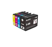 HOUCAIFENGZG INK-K410 INK-Y410 S410 410 Cartucho de Tinta Compatible for SL-J2920W SL-J2960FW