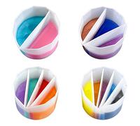 Houdao 4 Piezas Accesorios de Silicona Vaciador Dividido 2/3/4/5 Canales Vaciado de Pintura Vaciado Acrílico Vaciado de Arte Fluido Resina