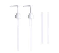 Houdao Reutilizable Bomba Salsa de Ostra Plastico Bomba Dosificadora 38cm Bomba de Jabon Adecuado para Cocina y Baño, Condimentos,Jabón Corporal o Besinfectante de Manos