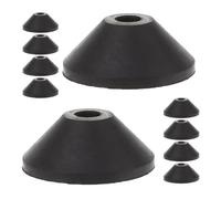 HOUDERCO 10 Arandelas Cónicas de Goma para Inodoro Kit de Sellado Resistente y Versátil para Reparación de Brida en Sanitarios y Accesorios de Baño