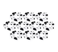 HOUDERCO 10 Piezas Coletero Elegante de Algodón Diseño de Leche de Vaca, Ligero y Cómodo para Decoración Verano, Adecuado para Mujeres y Niñas como Accesorio Cabello