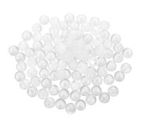 HOUDERCO 100 Piezas Cuentas Sueltas de Resina Blanco para Hacer Pulseras y Collares, Accesorios DIY para Manualidades, Ideales para Amigas y Hermanas en Pulseras y Tobilleras