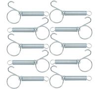 HOUDERCO 10piezas Ganchos Multiusos para Jaulas Unids Gancho Fijo Puerta Comedero Acero Inoxidable Adecuado para Conejos