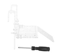 HOUDERCO 1juego Plataforma Flotante para Tortugas Terraza Acrílica Transparente para Acuarios y Terrarios para Reptiles Pequeños y Decoración De Peceras