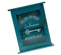HOUDERCO 1pieza Caja De Almacenamiento De Llaves De Vintage Montada La Pared Estilo Retro para Decoración del Hogar Solución Práctica para Espacios Vacíos