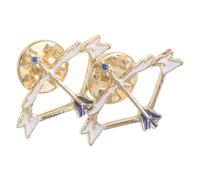 HOUDERCO 2 Piezas Pin de Distintivo de Tiro con Arco en Aleación Diseño Elegante, Premio Versátil y Portátil para Torneos de Competición y Aficionados al Deporte