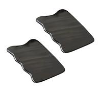 HOUDERCO 2 Piezas Tabla para Raspar Cuernos Placas Raspadoras Guasha para Rostro y Cuerpo Placa Raspadora de Uso Profesional para Masaje Corporal
