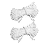 HOUDERCO 2 Rollos de Cuerda Absorbente de Algodón Blanco para Autorriego de Plantas Suministro Constante de Agua y Prevención de Enredos, Adecuado para Cuidado de Plantas en Jardinería