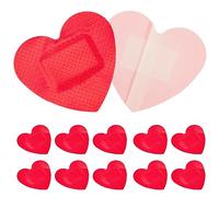 HOUDERCO 24piezas Parche Adhesivo Forma De Corazón Vendajes Transpirables Para Heridas Curación Efectiva y Práctica Emergencias