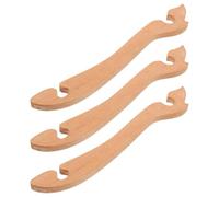 HOUDERCO 3 Piezas Varilla para Empujar y Tirar del Horno con Mango Ergonómico de Madera Resistente al Calor para Bandejas y Rejillas en Hornos de Convección Sobremesa