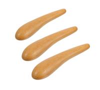 HOUDERCO 3piezas Palos De Madera Para Masaje Acupresivo Acupuntura Utensilio De Masaje Práctico Muscular