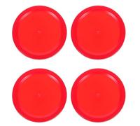 HOUDERCO 4 Discos de Repuesto de 50 Mm para Hockey de Aire Diseño Ergonómico y Material Plástico, Ideales para Mesa de Juego y Accesorios de Guardameta