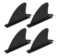 HOUDERCO 4 Piezas Aletas para Paddleboard Inflable Divisor de Agua y Diseño Hidrodinámico, Reemplazo para Tablas de Surf y Kayak en Aguas Tranquilas