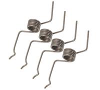 HOUDERCO 4 Piezas Muelle para Puerta de Refrigerador de Acero Inoxidable Plata Fácil Reemplazo y Seguridad Mejorada para Congelador y Puerta de Frigorífico