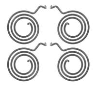HOUDERCO 4piezas Muelle Metálico de Repuesto para Palanca Puerta Resorte Espiral de Retorno de Hierro Instalación Sencilla para Uso Doméstico y Profesional Compatible con Varios