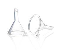 HOUDERCO 5 Embudos Pequeños de Plástico Transparentes para Cocina, Fáciles de Manejar y Útiles para Separar Líquidos Hogar