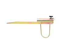 HOUDERCO Base para Sombrilla de Playa Ancla y Estaca de Hierro Dorado | Fijación en Arena, Resistencia al Viento, Mantiene el Parasol Vertical, Uso Exterior, Diámetro 36mm