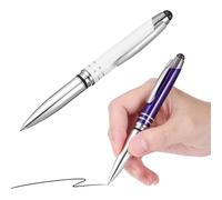 HOUDERCO Bolígrafos Táctiles Capacitivos de Metal 2 Unidades Clip, Bolígrafo de Bola Cómodo para Pintar y Estudiar en Tabletas y Dispositivos Táctiles
