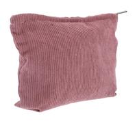 HOUDERCO Bolsa de Maquillaje Pequeña de Tela Aterciopelada Rosa para Niñas Gran Capacidad, Organizador Multifuncional Que Protege Cosméticos, Dinero y Teléfono Móvil