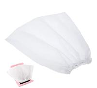 HOUDERCO Bolsa Recolectora de Polvo y Diseño Conveniente para Uñas de Tela No Tejida Color Blanco, 5 Piezas, Buen Efecto de Succión para Manicura