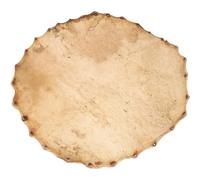 HOUDERCO Cabezal de Parche Redondo 30 CM de Piel de Vaca Amarillo, Repuesto para Instrumentos de Percusión como Batería y Tambores de Guerra