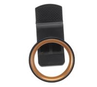 HOUDERCO Clip para Lente De Teléfono Móvil Abrazadera Metálica Negra, Accesorio Portátil para Fotografía, Compatible Smartphones, Tamaño 52mm De Apertura