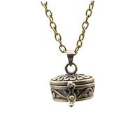 HOUDERCO Collar Urna De Mascota De Vintage Contenedor De Cenizas y Portátil Diseño Único para Recuerdos De Mascotas para Llevar y Personalizar Accesorio Estilo para Mantener Siempre