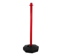 HOUDERCO Columna de Tráfico Poste Delineador de Tráfico de Pe Rojo, Fácil de Usar, Larga Vida Útil, para Mantenimiento de Carreteras y Comunidades