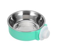 HOUDERCO Comedero Colgante y Diseño Ecológico de Acero Inoxidable y ABS para Mascotas Cuenco Elevado Superficie Lisa para Perros y Gatos para Suministros de Mascotas