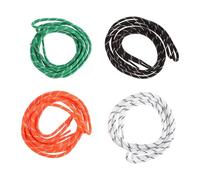 HOUDERCO Cordones de Zapato Decorativos de Cordones Estampados de Poliéster Redondos y Cómodos, 4 Pares Ajuste Seguro y Estilo Colorido para Escuela y Equipo