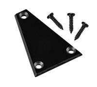 HOUDERCO Cubierta de Alma Triangular para Guitarra Negro de Metal Superficie Lisa y Fácil Instalación, Accesorio Adecuado para Reemplazo de Piezas Dañadas
