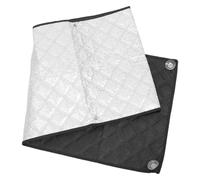 HOUDERCO Cubierta Plateado para Congelador al Aislante Protectora Horizontal de Aluminio Resistente Agua Clima Cuatro Estaciones en Adecuado para Uso Balcón