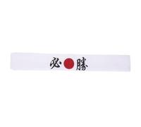 HOUDERCO Diadema Cómoda y Duradera Japonesa de Algodón Color Blanco Estilo Único para Chef y Karate Adecuado para Deportes y Cocina Profesional