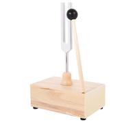 HOUDERCO Diapasón con Puro y Cálido de Aleación de 528hz con Caja Resonadora de Madera y Mazo, Instrumento para Meditación y Técnicas de Relajación