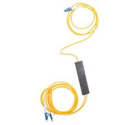 HOUDERCO Divisor Óptico de Fibra Fusionada 1x2 Caja Conector Lc, Alta Precisión y Durabilidad Telecom, para Redes Complejas y Cables de Fibra Óptica