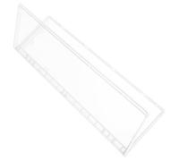 HOUDERCO Estuche para Enchufe de Pared Autoadhesivo, Diseño Ultradelgado para Cuatro Salidas, Protección contra Agua y Polvo para Oficina y Baño 15.2X5.3X1 In