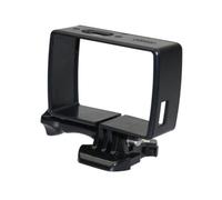 HOUDERCO Estuche Protección Cámara de Negro Rígido Protector Acción Yi 4k Marco Abs y Golpes, Diseño Compacto para Montaje bajo Perfil