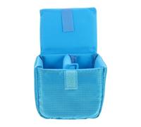 HOUDERCO Funda Protectora para Lentes de Cámara DSLR de Poliéster Azul, Diseño a Prueba de Golpes y Resistente al Agua, Adecuado para Llevar en Bolsa de Cámara