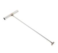 HOUDERCO Gancho de Tapa de Alcantarilla de Acero Inoxidable, Práctico Alta Resistencia, Gancho en Forma de T para Levantador de Puertas Enrollables y Tapas de Registro