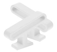 HOUDERCO Ganchos Adhesivos para Cordón de Cortina de Aleación de Zinc, Fácil Instalación y Resistente al Óxido, Diseño Simple para Uso en Hogar y Oficina, Paquete de 2 Piezas