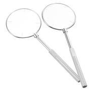 HOUDERCO Herramienta de Optometría Portátil Conveniente y Fácil de Usar de Metal y Lente Óptica Cilíndrica Cruzada, 2 Piezas para Ópticas y Diferentes Lugares