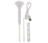 HOUDERCO Humidificador de Oficina Creativo USB Diseño de Barra, Humidificador Ultrasónico de Aire en Plástico Blanco para Hogar y Oficina, Ahorro de Espacio
