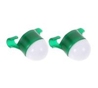 HOUDERCO Indicadores de Alarma de Pesca Luces LED Creativas para Cañas, Lámparas de Inducción Prácticas de PC para Uso Nocturno y Decoración Verano en Pack de 2