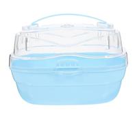 HOUDERCO Jaula Portátil para Hámster Pequeña Caja Transportadora Duradera de PP para Viajes para Mascotas Pequeñas y Excursionistas