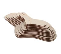 HOUDERCO Juego de 16 herramientas de madera para calcetines, bloqueadores con función de estirado y compatibilidad versátil para tejer medias y reuniones al aire libre