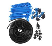 HOUDERCO Kit de Sistema de Riego por Goteo Automático para Plantas y Semilleros, Material Pvc y Pp, Aplicación Versátil en Invernadero y Jardín